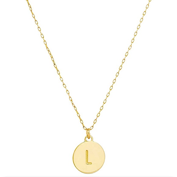 kate spade Jewelry - KATE SPADE NY One In A Million “L” Initial Pendant in Gold